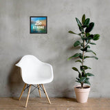 Be Strong framed photo paper poster - Smilevendor