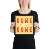 Sweet home framed photo paper poster