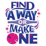 Way Bubble-free sticker