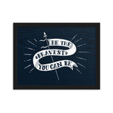 Bravest framed matte paper poster