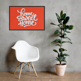 Sweet home framed matte paper poster