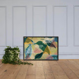 Leaf framed matte paper poster