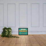 Predict framed matte paper poster