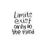 Limits Bubble-free sticker