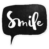 Smile Bubble-free stickers