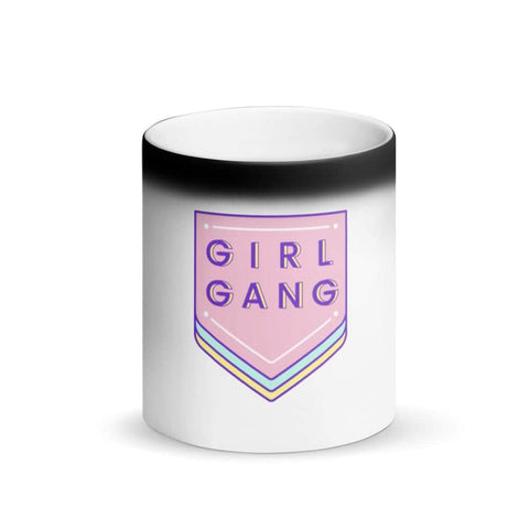 Girl Gang Matte Black Magic Mug