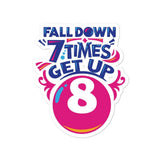 7 Times Bubble-free sticker - Smilevendor
