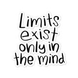 Limits Bubble-free sticker