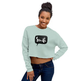 Smile Crop Sweatshirt