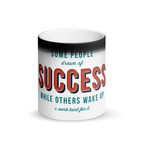 Success Matte Black Magic Mug