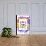 Little things framed matte paper poster
