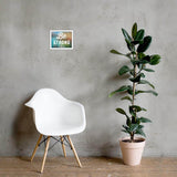 Be Strong framed photo paper poster - Smilevendor