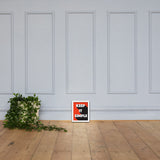Keep it simple framed poster