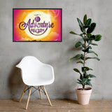 Adventure framed matte paper poster - Smilevendor