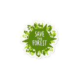 Save The Forest Bubble-free stickers